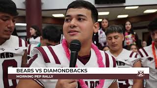 Bears vs Diamondbacks morning Pep Rally at PSJA ECHS