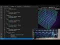 ASMR Coding | Spinning Cube (No talking)