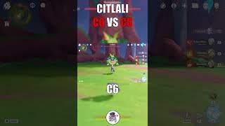 CITLALI C0 VS C6 | GENSHIN IMPACT