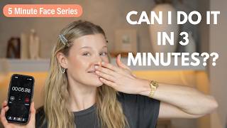 Can I Do It!? 5 Min Face In 3 Minutes - Timed Makeup Tutorial