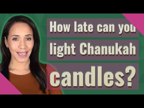 Do you light candles on the last night of Hanukkah?