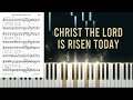 200 - Christ the Lord is Risen Today (Piano/Organ Tutorial)