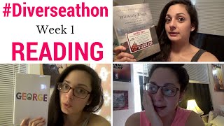 Sick but still reading #DIVERSEATHON | Vlog / Wrap-Up
