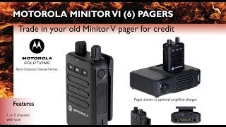 Motorola Minitor VI (6) Fire Pager