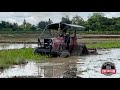 mf385 st semi track tractor with 90inch rotavator