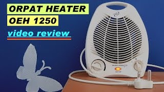 ORPAT OEH 1250 Element Heater | Review of Orpat Room Heater for Winter | Personal Fan for Summer