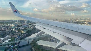 Malaysia Airlines MH806 [KUL-MNL] B737-800 Landing at Runway06