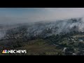 Drone video shows dense smoke clouds over Maui after intense wildfires