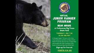 Junior Ranger - Bear Aware!