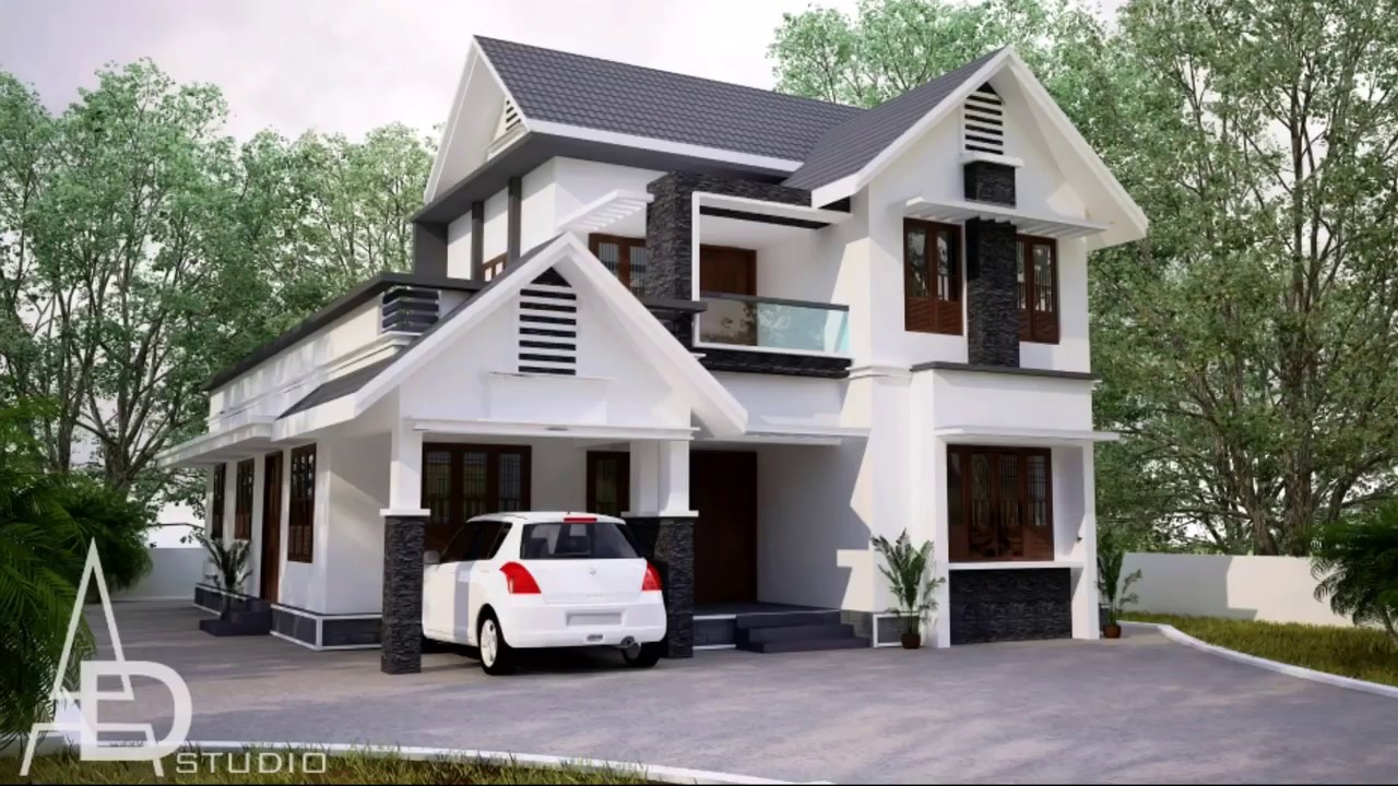 Modern Kerala House Exterior Designs Beautiful Kerala House Elevation ...