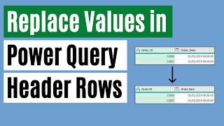 Replace Values in Table Headers in Power Query