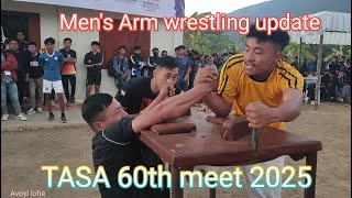 update on Men's Arm wrestling at  TASA 60th meet,Khuza town 2025