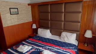 Review Hotel Albatros Botel in Prague, Boat Hotel on Vltava River. 2024. Good location.