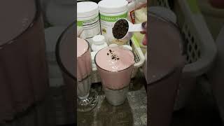 Herbalife shake with chia seed