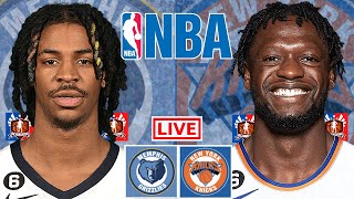 Memphis Grizzlies vs New York Knicks | NBA Live Scoreboard 2022 | Jimby Sports