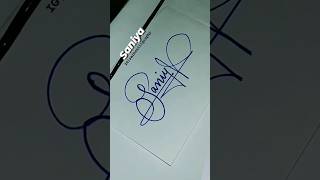 Saniya name signatures | hand writin signature |@princeworld7677 #saniya #viral #shorts #signature