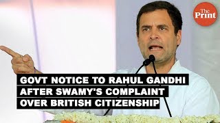 Congress says BJP is desperate as govt issues notice to Rahul Gandhi  over British citizenship