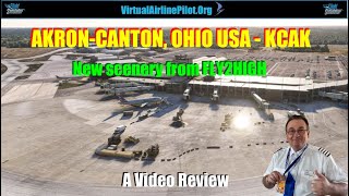 [MSFS2020] | AKRON-CANTON AIRPORT, OHIO, USA (KCAK) by FLY2HIGH | A VIDEO REVIEW