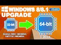 CARA UPGRADE Windows 8/8.1 32 bit ke 64 bit Tanpa Kehilangan Data