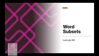 Word Subsets | leetcode 916