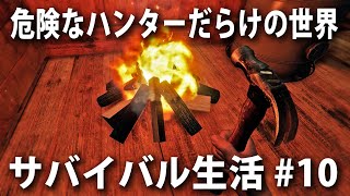 【Subsistence #10】危険なハンターだらけの世界でサバイバル生活！新しいお隣さんがやってきた＆ハンマーで自宅修理【アフロマスク】