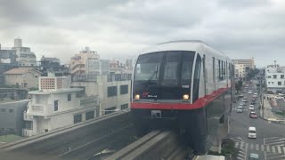 2019 【沖縄都市モノレール(ゆいレール)】 延伸開業前の試運転車両が首里駅を発着 ｜ #駅メロ