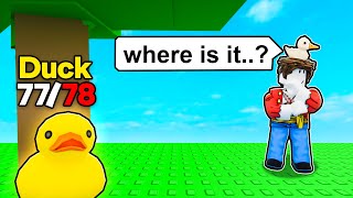I found EVERY hidden duck in Roblox Find The Ducks