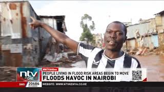 The government has began moving people living in riparian lands and flood risk areas in Nairobi