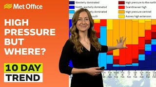 10 Day Trend 29/01/2025 – A change as we head into February – Met Office weather forecast UK