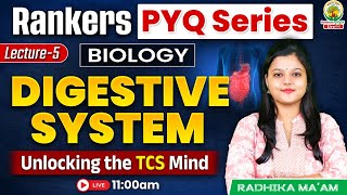 Digestive System | Rankers PYQ Series | For SSC CGL,CPO,CHSL,MTS | Radhika Ma'am  #pyqseries #ssc