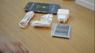 Unboxing of the Samsung Galaxy Note II (N7100)