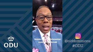 ODU Instagram Story: ESPN Anchor and ODU Alumnus Jay Harris