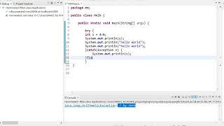 Exception Handling in Java | Java Tutorial | Object Oriented Programming | Eclipse | in Urdu/Hindi