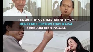 Terwujudnya Impian Sutopo: Bertemu Jokowi dan Raisa Sebelum Meninggal