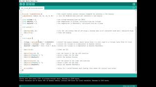 14 b SIK Circuit 4B TemperatureSensor Arduino code