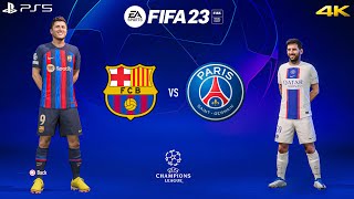 FIFA 23 - Barcelona vs PSG - UEFA Champions League Final - PS5™ Gameplay [4K 60FPS]