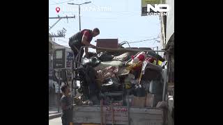 Palestinians prepare to flee Rafah as shelling and rockets continue