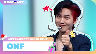 ONF (온앤오프) | MEET\u0026GREET HIGHLIGHT | S2 | KCON:TACT SPECIAL WEEKS 🎅