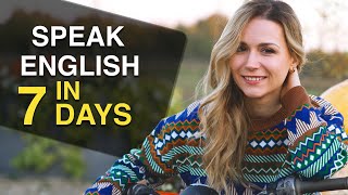 Improve Your English Speaking Skills in 7 Days