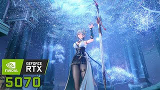 Wuthering Waves RTX 5070 4K - Rinascita Wide Ultra Max Settings (Sanhua New Skin)