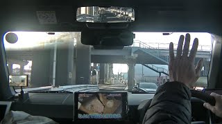 車載動画　狭い道のすれ違い【2022年1月3日】LA900S ダイハツ タフト・Gターボ