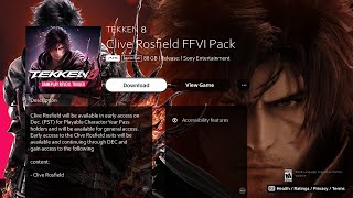 How To Play \u0026 Get Tekken 8 Clive Rosfield DLC Early Access RIGHT NOW!