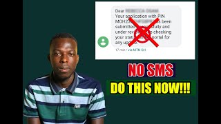 Do This If After Submitting Your Form Without Receiving SMS or No Interview Message