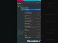 code runner #extention #vscode #nodejs