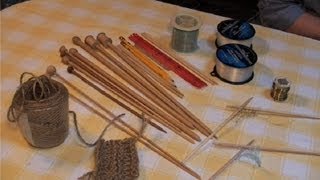 Knitting With Unusual Materials : Knitting Tips