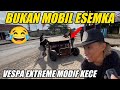 TEST DRIVE VESPA EXTREME DI MODIFIKASI JADI MOBIL GARANG