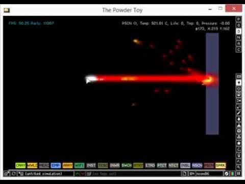 The Powder Toy Tutorial: CUTTING LASER! The Powder Toy Tutorial: CUTTING LASER!