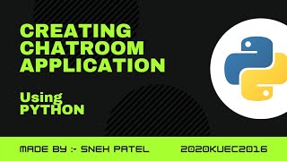 Creating Chatroom Gui Python Assignment 1 2020KUEC2016 #python #chatroom #pythontutorial