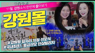 [이거 하나면 2020년 11월의 강원도 완전정복! 강원도 뉴스~ 몰아보기!]