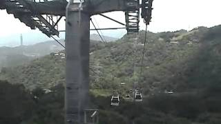 貓空纜車路程景 動物園站-貓空站 來回路程景 T16塔柱遷移前路程景